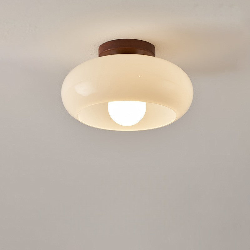 Bauhaus creme glas loftlampe