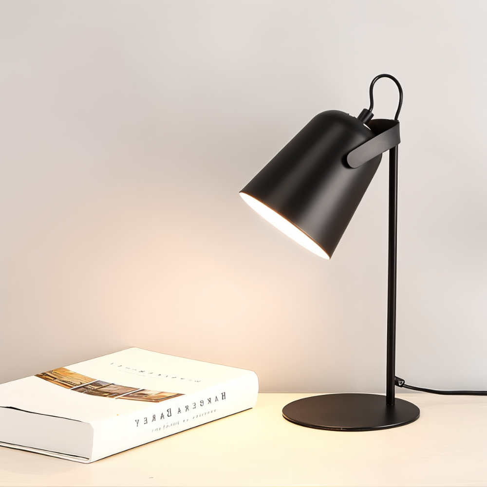 Moderne roterende bordlampe minimalistisk