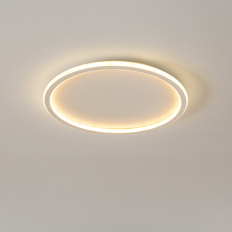 Skandinavisk rund minimal loftlampe