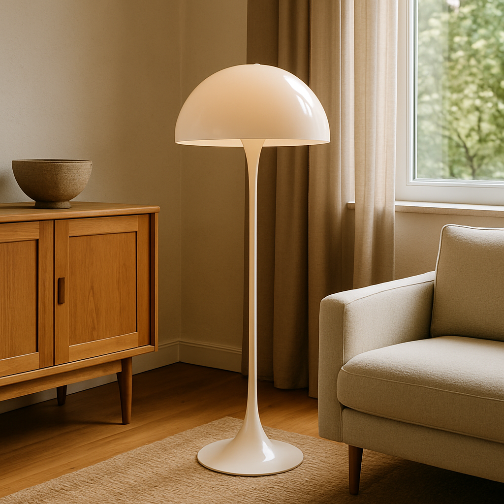 Elegant paddestoel-inspireret gulvlampe