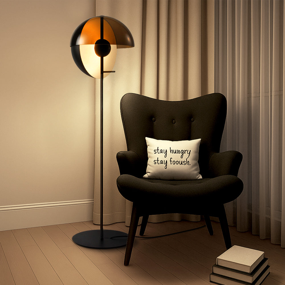 Glasdesign buet gulvlampe